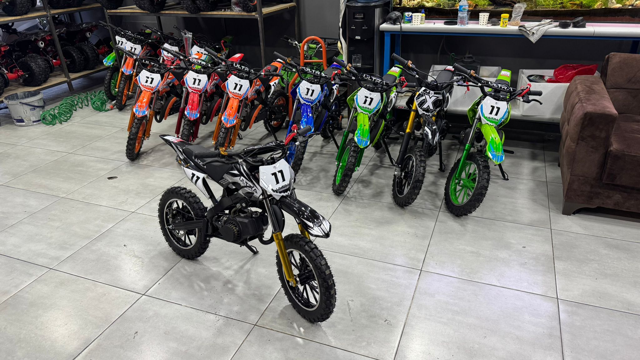Ecuman Motorsport çocuk ATV ve motosiklet aile vitrini